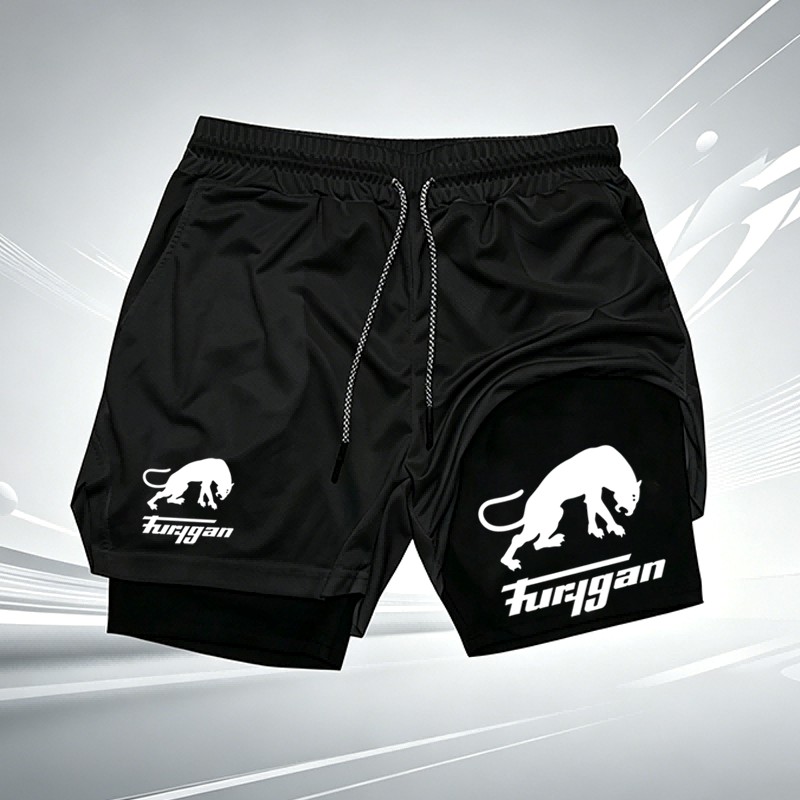 Compression Shorts Athletes - Męskie spodenki kompresyjne 2w1 Furygan z