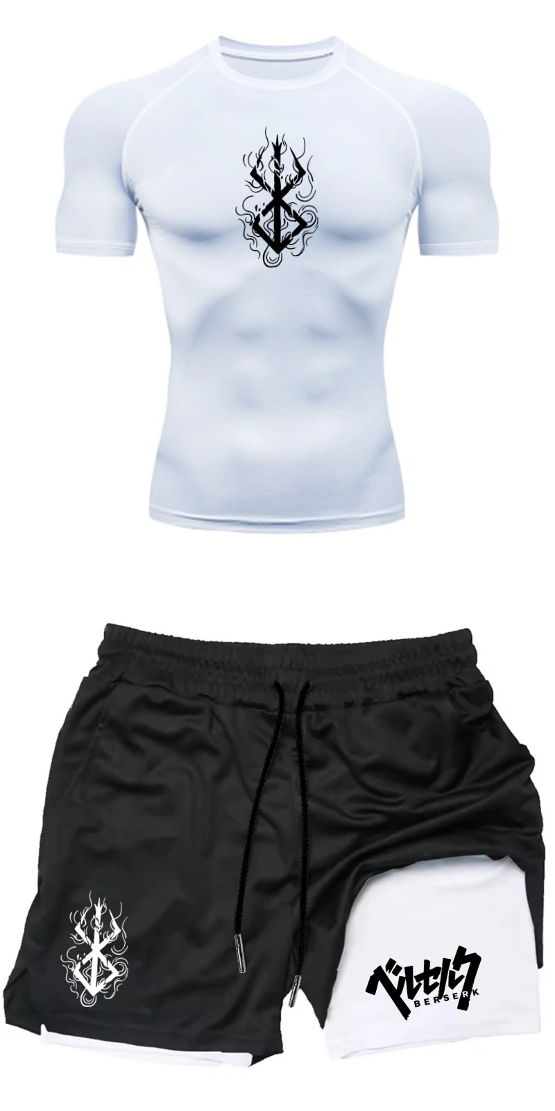 Męski letni zestaw sportowy do – Compression Shorts Athletes recenzja i cena