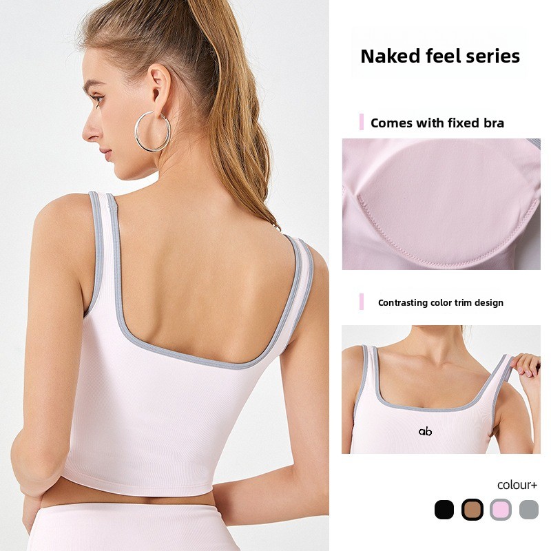 Damski letni prążkowany top do – Suspender Tank Top recenzja i cena